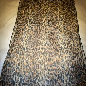 Leopard Print Scarf